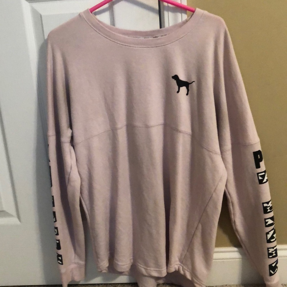 PINK light pink sweater — in good condition